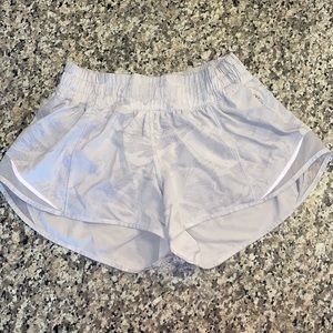 Grey & white, size 4, lululemon shorts
